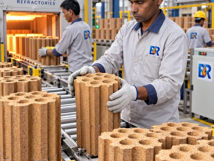 Refractory production line